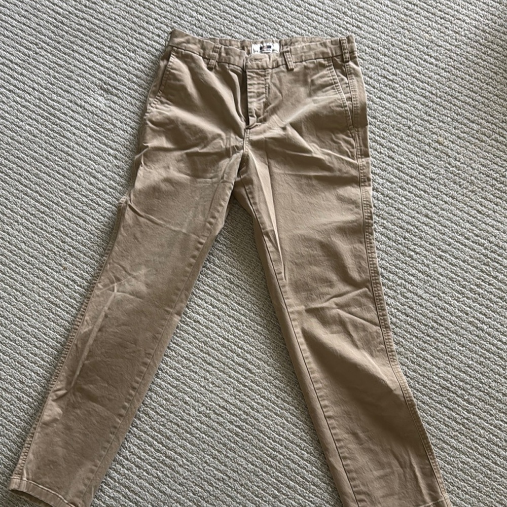 Joseph Abboud Tan Chinos Classic Cotton Twill
